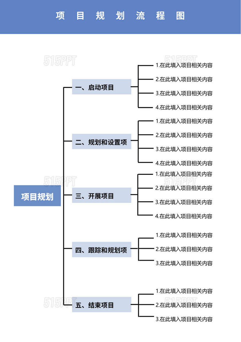 项目规划流程图策划流程图