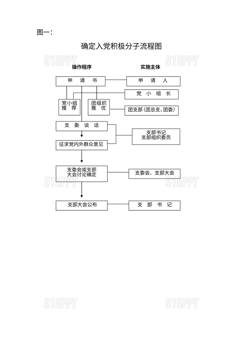 确定入党积极分子流程图