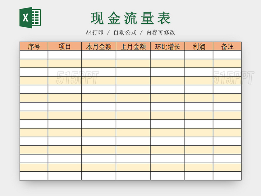 企业利润表