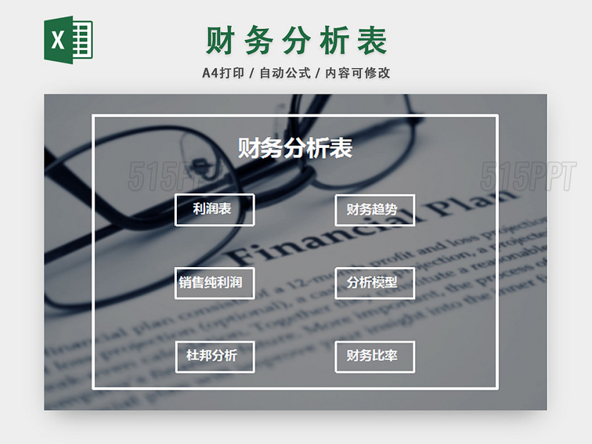 财务分析表企业财务状况表