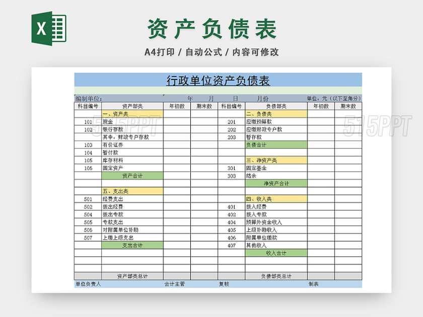 公司财务资金负债详情表