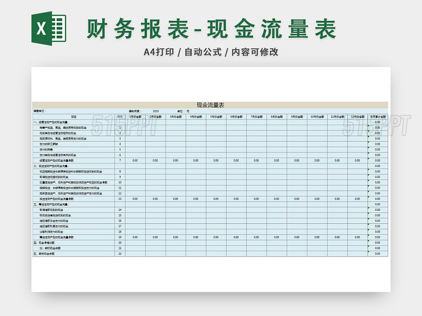 现金流量表