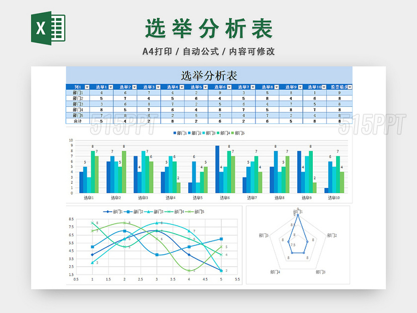 选举分析表