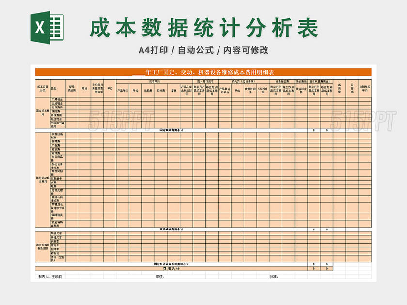 项目整体目标成本分析