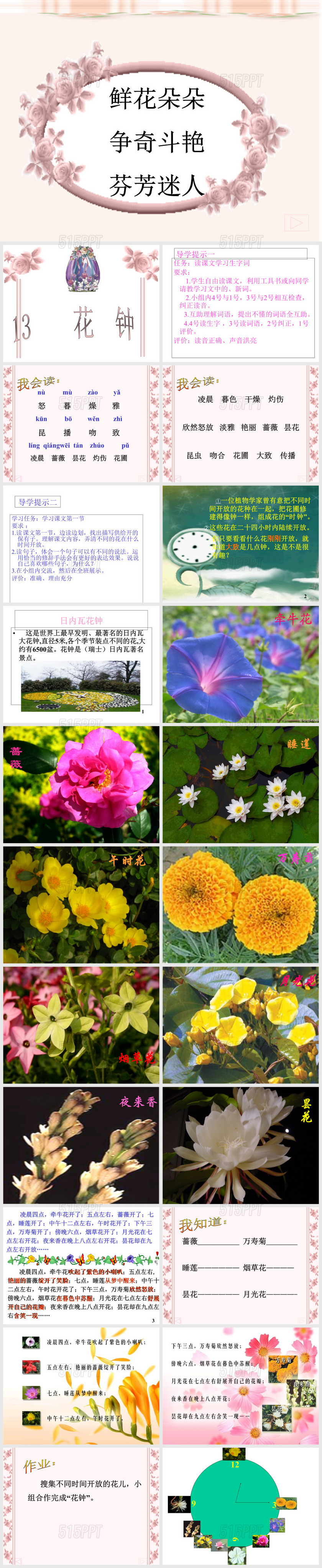 13《花钟》ppt课件1[1]