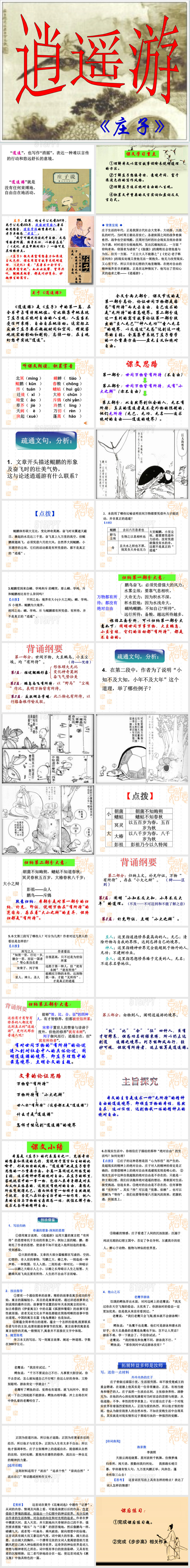 《逍遥游》优秀课件(用)