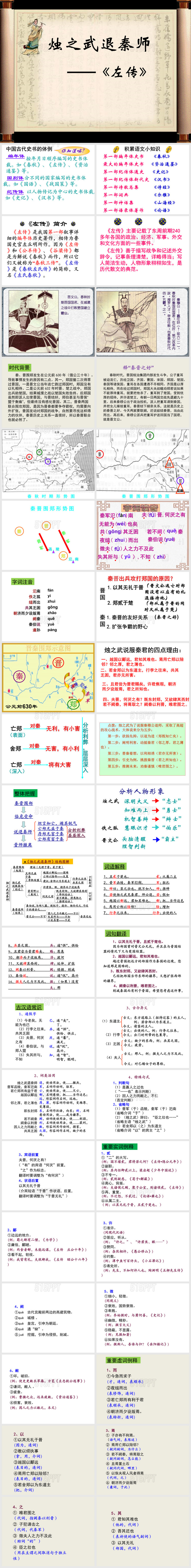 《烛之武退秦师》上课用ppt课件