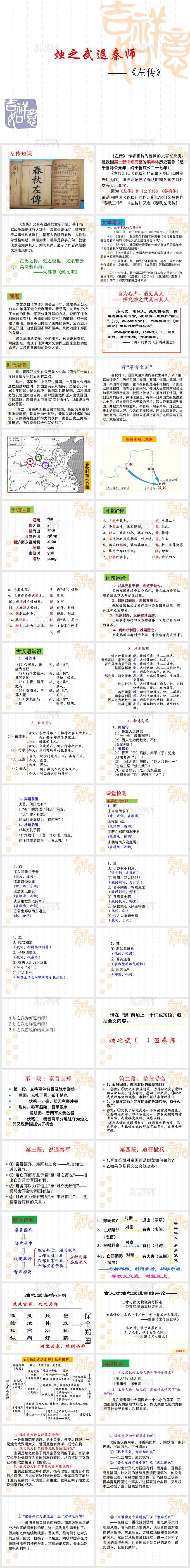 《烛之武退秦师》课件共44张PPT-(共44张PPT)