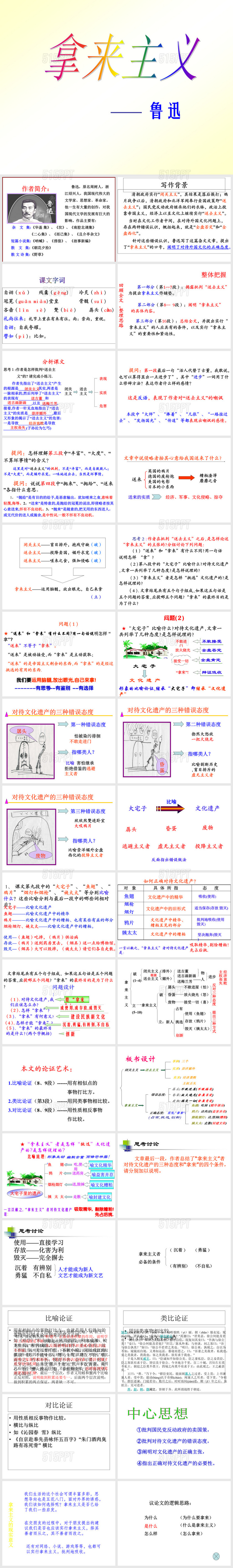 《拿来主义》公开课课件