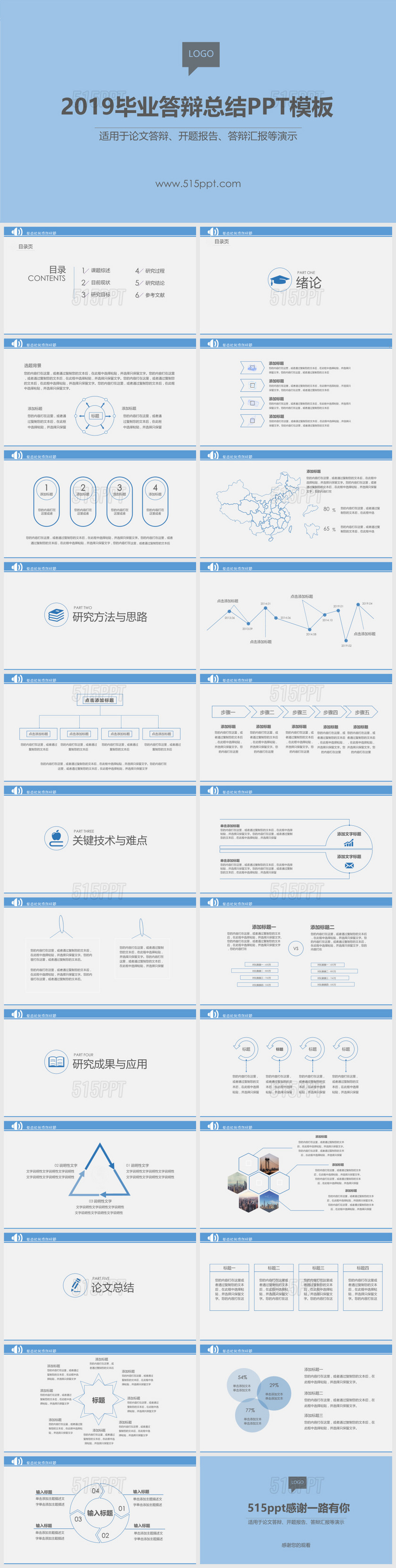 毕业答辩PPT模板