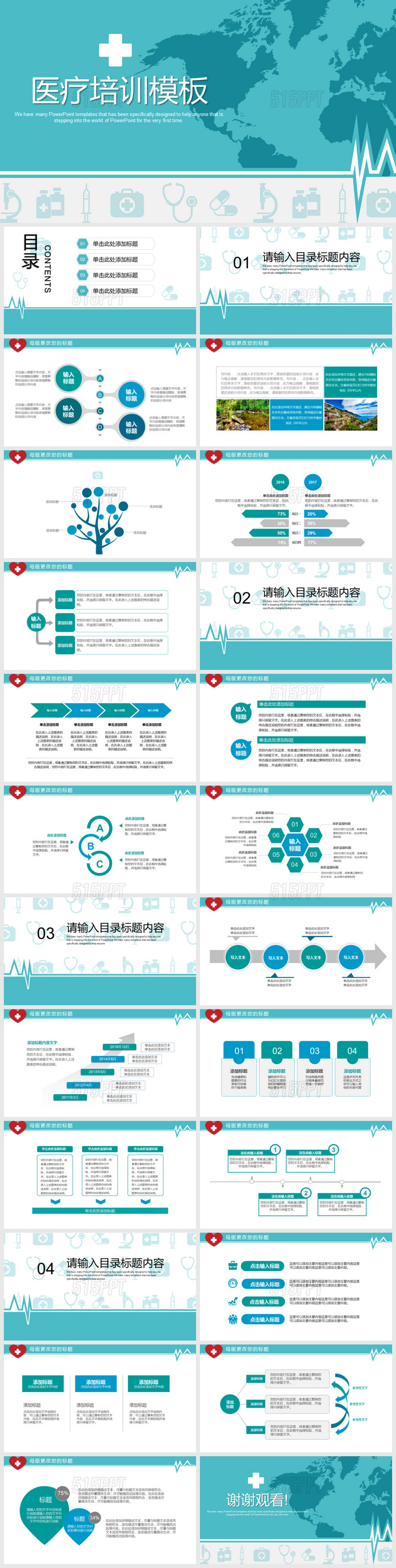 医疗培训PPT模板
