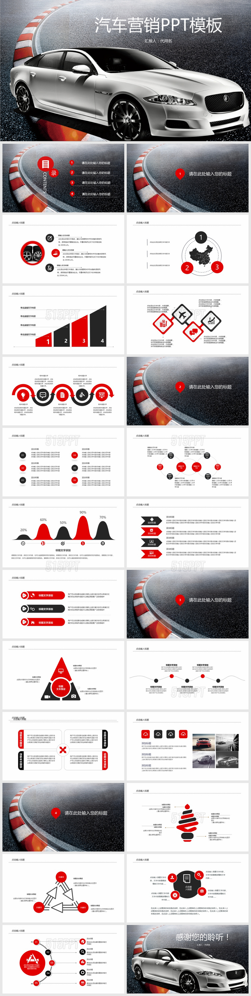 汽车营销PPT模板
