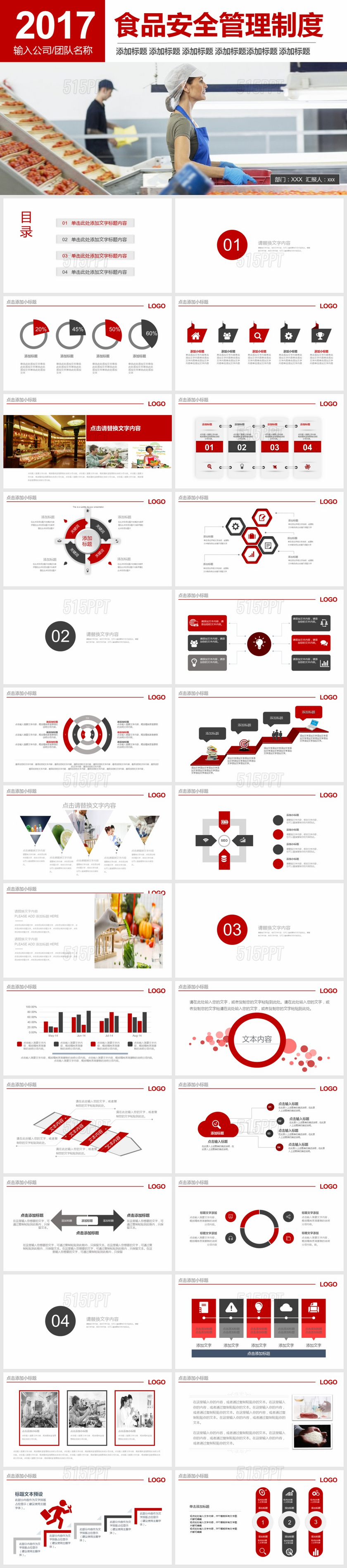 食品安全管理制度PPT模板