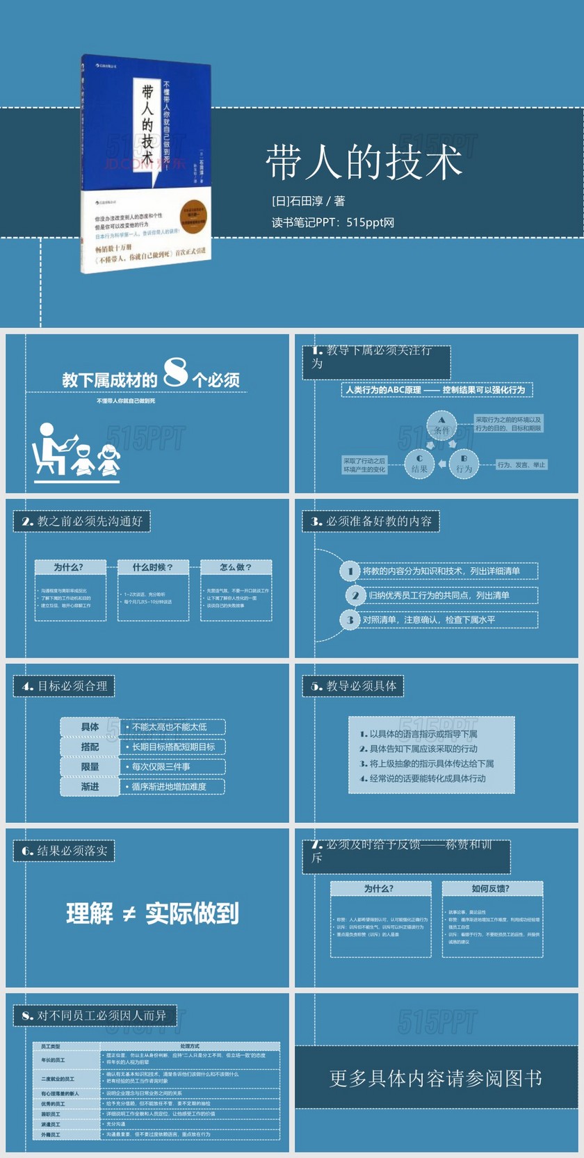 带人的技术读书笔记PPT作品